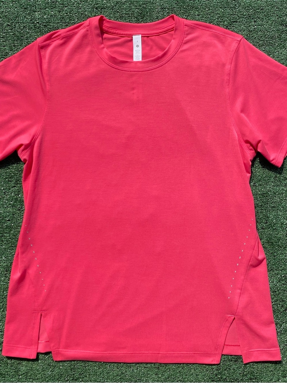 Lululemon Lip Gloss Pink Relaxed-Fit Running T-Shirt Women’s Size 4